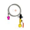 Soda Maker Quick-Connect CO2 Adapter Hose Set with Flow Control view 1