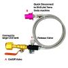 Soda Maker Quick-Connect CO2 Adapter Hose Set with Flow Control view 4