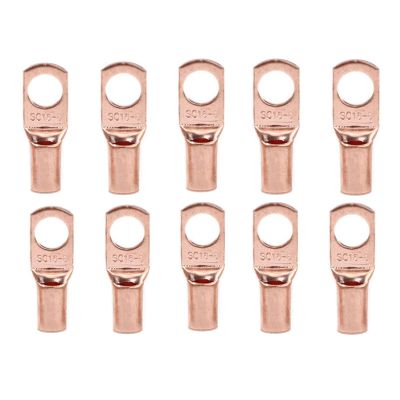 VOREAL Copper Ring Lug Wire Connectors, SC16-8, 100 Pieces