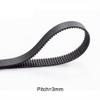 Pangyoo Arc HTD 3M Timing Belt, 369 mm, 123 Teeth, 17 mm Width view 2