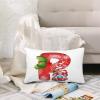 Rimego Monogram P Lumbar Pillow Cover, 12 x 24 in view 3