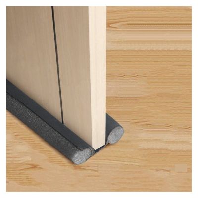 BORSAD Door Draft Stopper, 94 cm/37 in, Black, 2-Pack