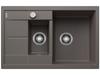 BLANCO METRA 6 S Compact | SILGRANIT granite sink, volcanic gray view 1