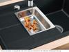 BLANCO METRA 6 S Compact | SILGRANIT granite sink, volcanic gray view 3