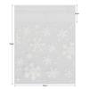 Duendhd 100-Count White Snowflake Bags for Christmas Candies view 3