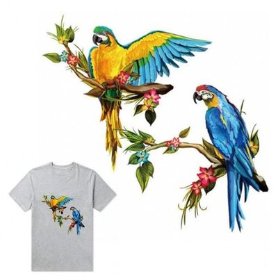 Fopytu Iron-On DIY Patch - Parrot Design