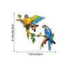 Fopytu Iron-On DIY Patch - Parrot Design view 2