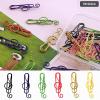 TNSLAND 50-Pack Music Note Metal Paper Clips, Colorful, with Clear Box view 2