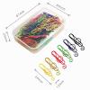 TNSLAND 50-Pack Music Note Metal Paper Clips, Colorful, with Clear Box view 3