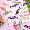 TNSLAND 50-Pack Music Note Metal Paper Clips, Colorful, with Clear Box view 4