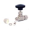 EVANEM 6000 PSI Stainless Steel Compression Needle Valve for Air and Gas, PTFE Seal, 6 mm view 2