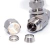EVANEM 6000 PSI Stainless Steel Compression Needle Valve for Air and Gas, PTFE Seal, 6 mm view 3
