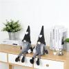 Maritown Plush Coffee Gnome Decor, Handmade Coffee Bar Gnomes, Farmhouse Swedish Tomte Gnomes for Cafe, Kitchen, Home Office (Black, 2-Piece) view 2