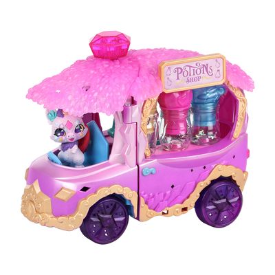 Magic Mixies Magic Potions Truck Playset, Transforms into a Potion Shop, Creates 3 Magic Potions and Surprises, Includes 1 Exclusive Mixling