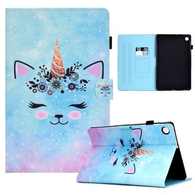 Wigento Faux Leather Case for Samsung Galaxy Tab A8 (2021) X200/X205, Design Motif 4