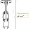 Adjustable Wardrobe Rod Brackets for Oval Rods view 2