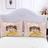 VASENA Anime Bedding Set, 200 x 200 cm, Pink Cartoon Girl, 3-Piece Microfiber view 4