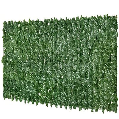 Garden Privacy Screen, Artificial Ivy Vines, Outdoor and Room Decor (2 x 2 m / 6.56 x 6.56 ft)