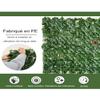 Garden Privacy Screen, Artificial Ivy Vines, Outdoor and Room Decor (2 x 2 m / 6.56 x 6.56 ft) view 3
