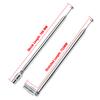 Fohevers 2-Pack 7-Section Telescoping TV-Plug Antennas for AM/FM Radio, HD DAB, and Receivers view 2