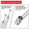 Fohevers 2-Pack 7-Section Telescoping TV-Plug Antennas for AM/FM Radio, HD DAB, and Receivers view 3