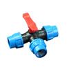 SEIWEI 3-Way Garden Hose Valve PE Connector Splitter, 40 mm view 1