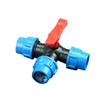 SEIWEI 3-Way Garden Hose Valve PE Connector Splitter, 40 mm view 2
