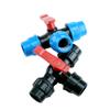 SEIWEI 3-Way Garden Hose Valve PE Connector Splitter, 40 mm view 3