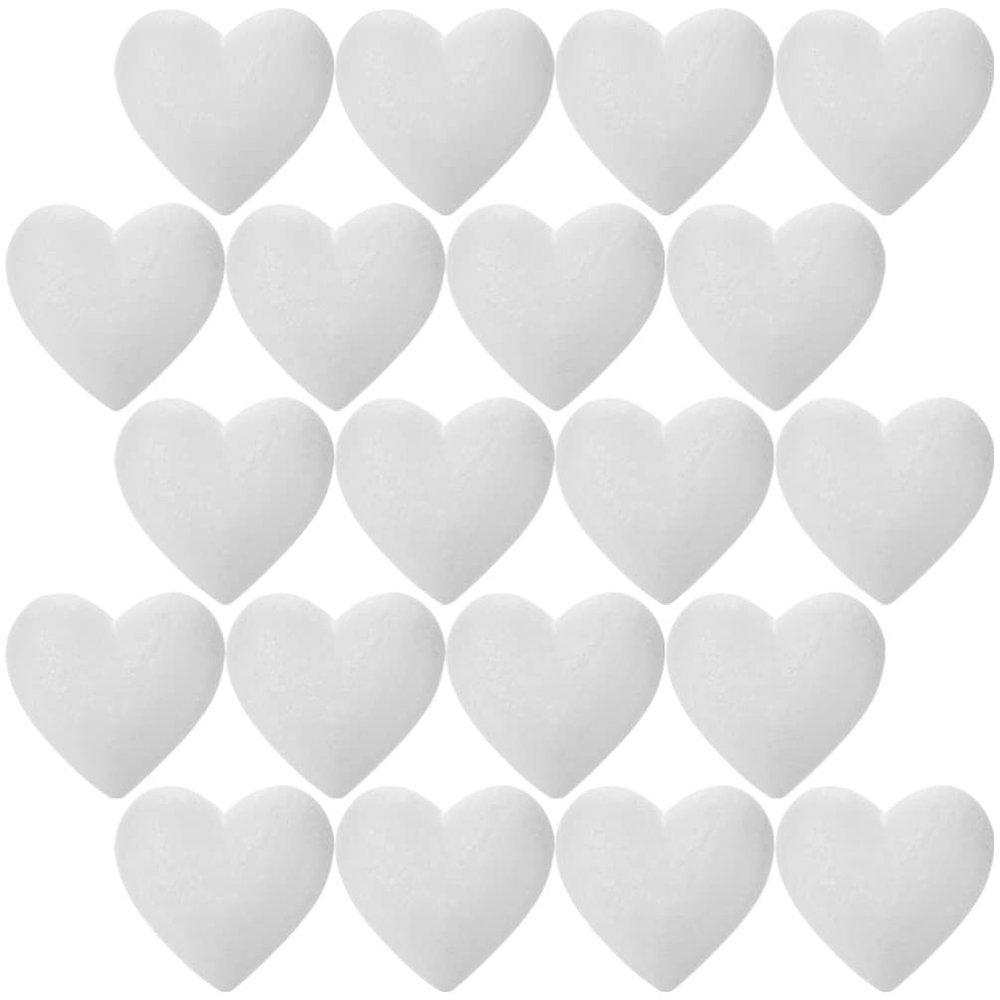 MAGICLULU 20-Pack Heart-Shaped Floral Foam Balls