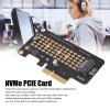 Septpenta NVMe M.2 to PCIe 3.0 Riser Card, 32 Gbps Read, 15 Gbps Write, Supports PCIe x4, x8 and x16 Slots view 2
