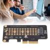 Septpenta NVMe M.2 to PCIe 3.0 Riser Card, 32 Gbps Read, 15 Gbps Write, Supports PCIe x4, x8 and x16 Slots view 4