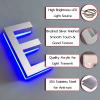 10-Inch Modern Backlit 3D-Effect House Number Sign view 3