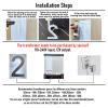 10-Inch Modern Backlit 3D-Effect House Number Sign view 4