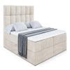ALTDECOR RICAR Box Spring Bed with H4 Mattress, 160 x 200 cm, Beige view 2