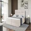 ALTDECOR RICAR Box Spring Bed with H4 Mattress, 160 x 200 cm, Beige view 4