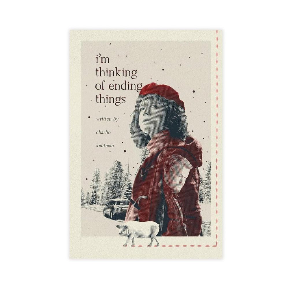 RIPEX "I'm Thinking of Ending Things" Movie Poster, Canvas Wall Art, 20 x 30 cm, Framed Style