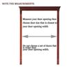 Solid Wood Swinging Partition Door, Cowboy-Style Half Door, Stainless Steel Hinges, Customizable, W100 x H90 cm (39 x 35 in) view 2