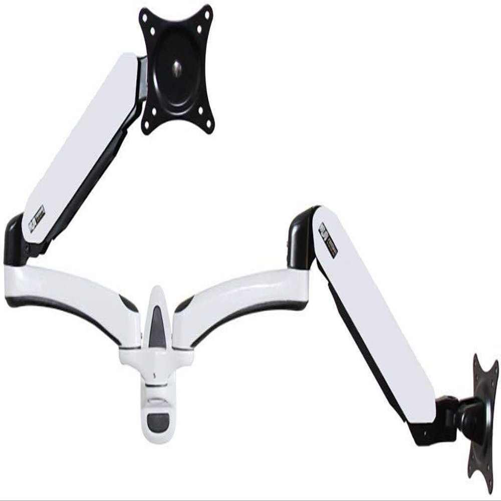 TV Wall Mount, Dual-Screen Display Stand, Swivel Lift, Telescopic LCD Computer Mount