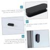 HONMEET Black Window and Cabinet Handles, 6-Pack, Self-Adhesive ABS, Drill-Free Installation view 2
