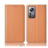 KVIBEO Genuine Leather Flip Wallet Case for Xiaomi 12/12 Pro, Card Slots, Stand Function, Magnetic Shock-Resistant Protection, Beige, 6.28-Inch view 1