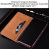 KVIBEO Genuine Leather Flip Wallet Case for Xiaomi 12/12 Pro, Card Slots, Stand Function, Magnetic Shock-Resistant Protection, Beige, 6.28-Inch view 3