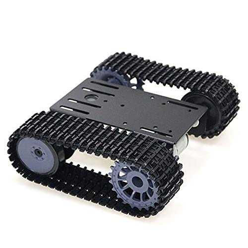 Peukerty Smart Tank Chassis Tracked Robot Platform with Dual DC 12V Motors for DIY T101-P / TP101