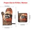 3-Piece Heat-Resistant Oven Mitt and Pot Holder Set with Hanging Loops view 2