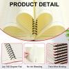 Yahenda A5 Spiral Notebooks, 21.6 x 14.9 cm, Lined, 100 Pages, Soft Cover, Red, 18-Pack view 3