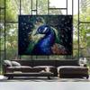 Sense Canvas Peacock 12 Canvas Art, Home Decor, Wall Art Print, Poster, Size XL, 48 x 36 x 3.8 cm view 3