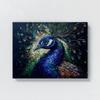 Sense Canvas Peacock 12 Canvas Art, Home Decor, Wall Art Print, Poster, Size XL, 48 x 36 x 3.8 cm view 4