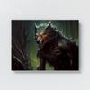 Sense Canvas Werewolf 11 Canvas Wall Art, X-Large, 48 x 36 / 3.8 cm view 4