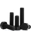 2 Black Nylon Hex-Head Screws, M12 x 60 mm view 1