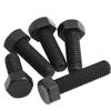 2 Black Nylon Hex-Head Screws, M12 x 60 mm view 3