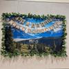 Renaiss Mountain Lake Background, 3 x 2.4 m, Polyester, Blue Sky, White Clouds, Pine Trees and Forest view 4